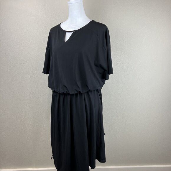 H By Halson Dress Women Small Oversized Draw String Dress Knee Length Capsule - Picture 6 of 10